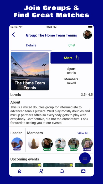 Racquet Rivalry: Meet & Rally! Screenshot