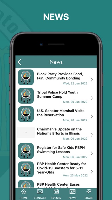 Prairie Band Potawatomi Nation Screenshot