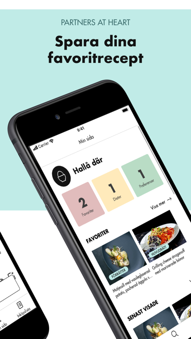 Arla Pro recept, för matproffs Screenshot