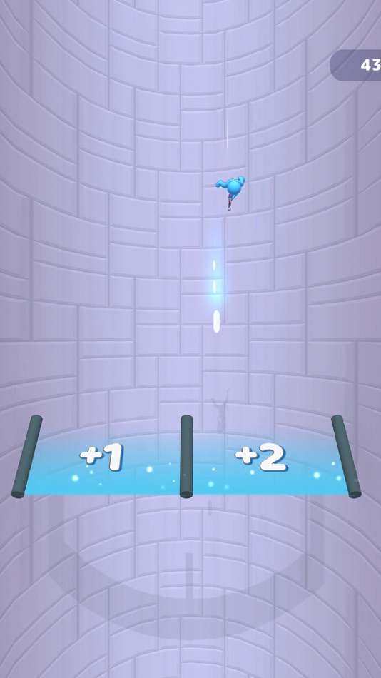 #1. Falling Crowd 3D (iOS) 由: 3A YAPIM VE YAZILIM DANISMANLIK LIMITED SIRKETI