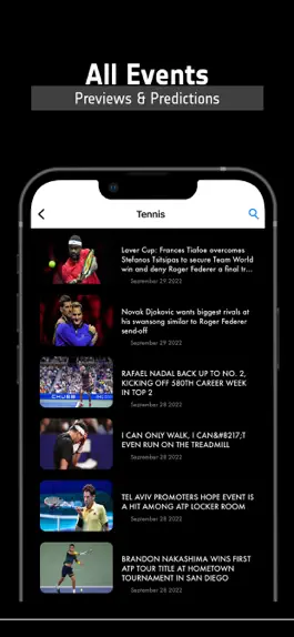 Game screenshot Tennis TV Live - Streaming apk