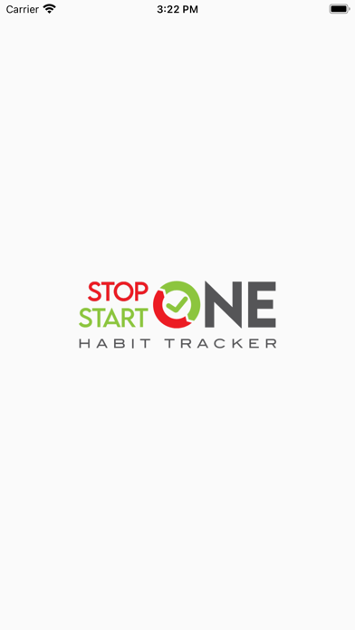 Stop 1 Start 1 - Habit Tracker Screenshot