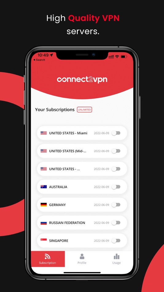 #2. Connect2VPN - Fast & Safe VPN (iOS) Bởi: NEXTTIQ WEB SOLUTIONS
