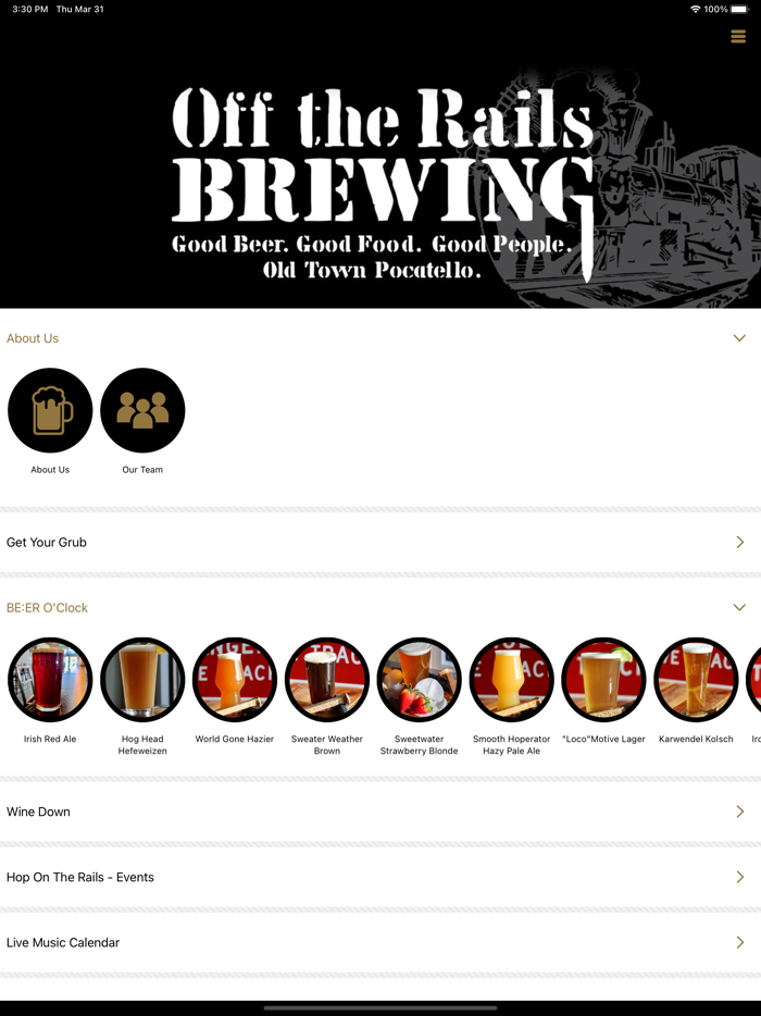 Off The Rails Brewery