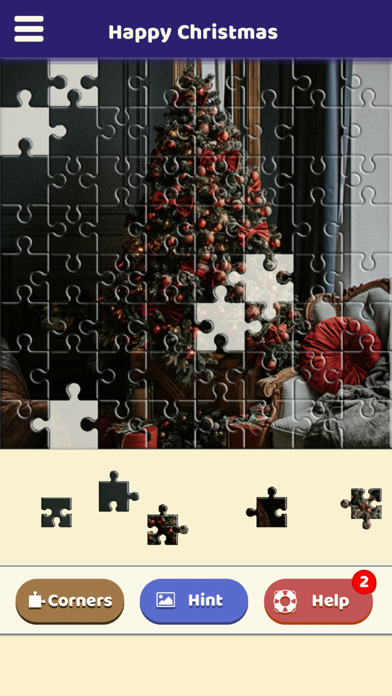 Happy Christmas Jigsaw Puzzle Screenshot