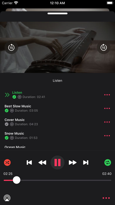 Cloud Music Drive Screenshot