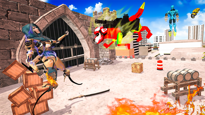 US Police Robot Dog 3D