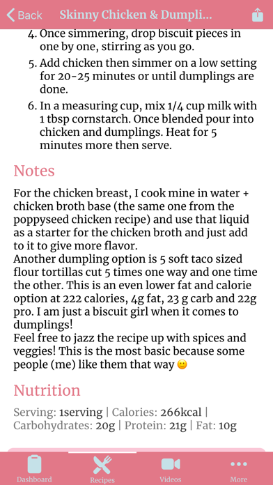 Perfect Fit Nutrition Screenshot
