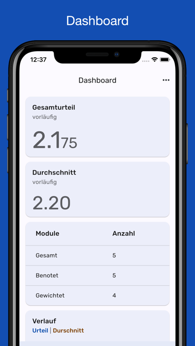 Studium Stundenplan Screenshot