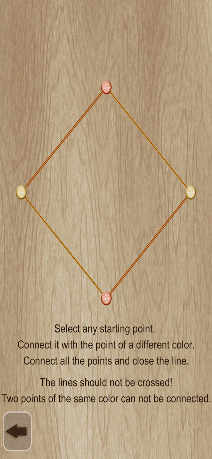 Connection Lines. Color Disks