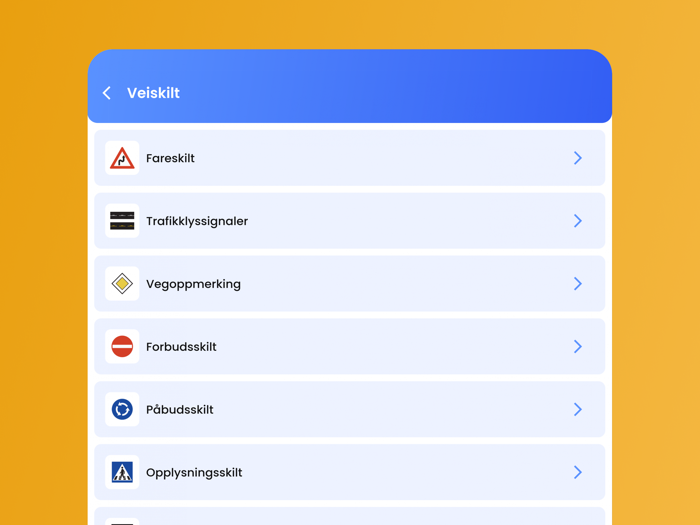 Teoriprøven 2021 - Klasse B‏
