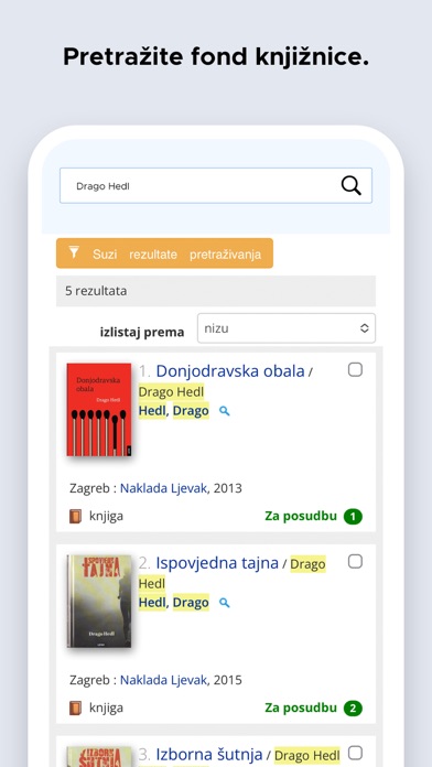 Gradska knjižnica Pazin Screenshot