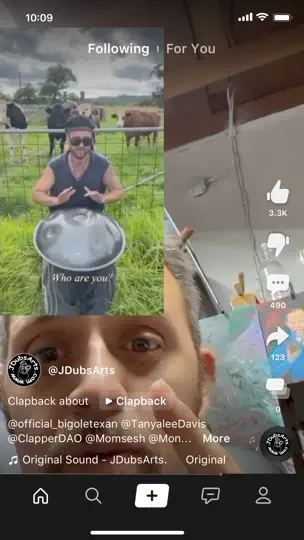Captura de pantalla de Clapper: Video, Live, Chat en iPhone 6
