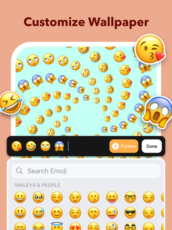 Emoji壁紙：高画質ホーム画面デザインのおすすめ画像2