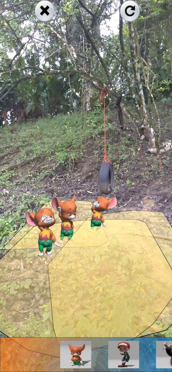 Augmented reality 3D Dancing