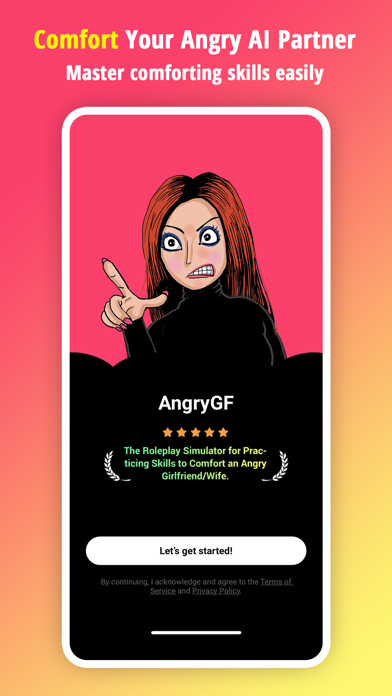AngryGF: Comfort Your Angry GF Screenshot