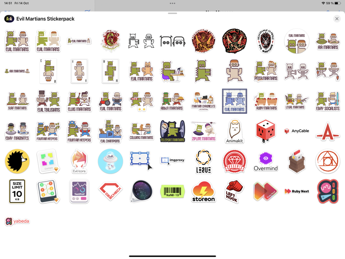 Evil Martians Stickers