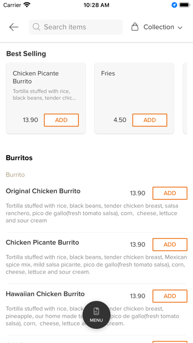 California Burrito Screenshot
