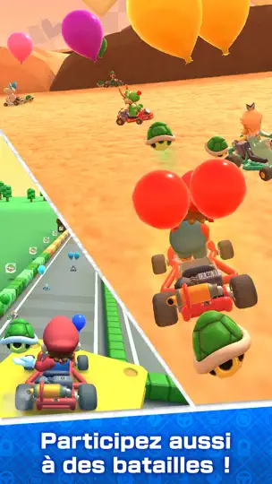 Capture d'écran de Mario Kart Tour sur iPhone 2