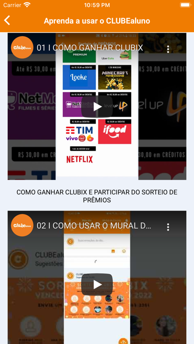CLUBEaluno - Reforço Escolar Screenshot