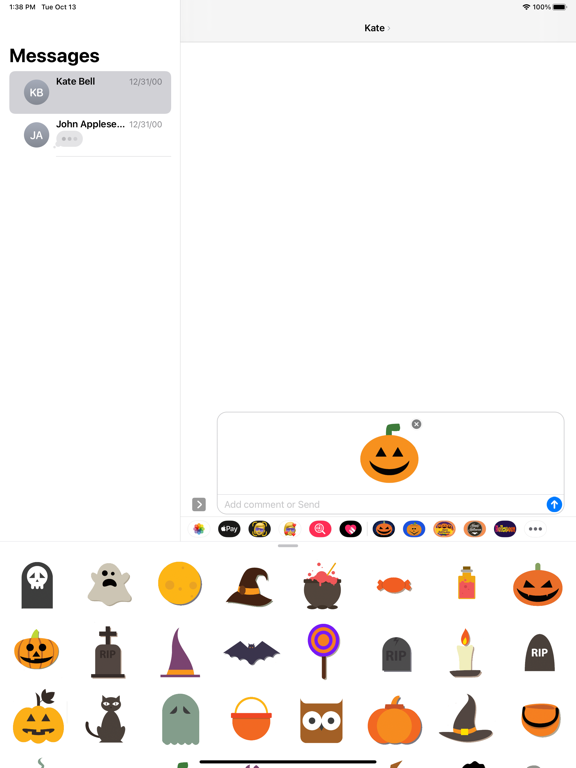 Screenshot #5 pour Halloween stuff stickers emoji
