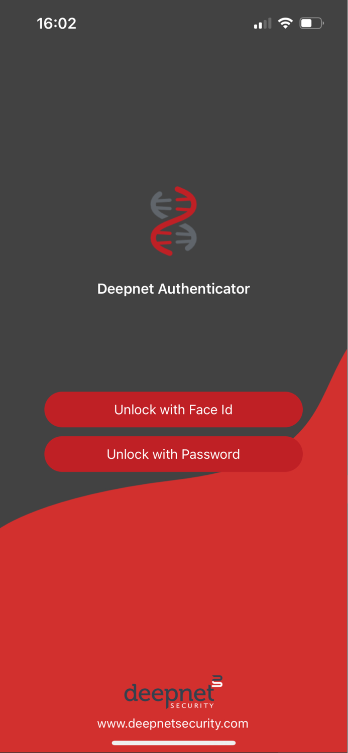 DeepNet Authenticator