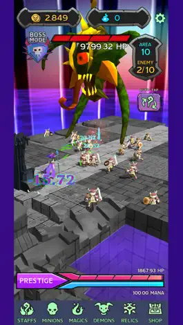 Game screenshot Tap Dungeon Necromancer apk