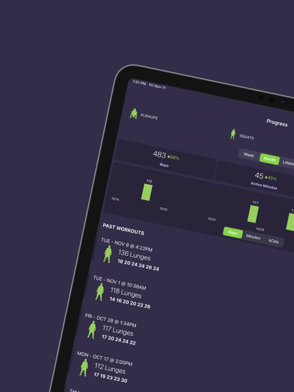 EQ Fitness - Gym Anywhere iPad screenshot 4 - Health & Fitness app