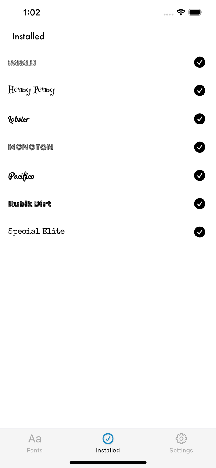 MoreFont Easy font install