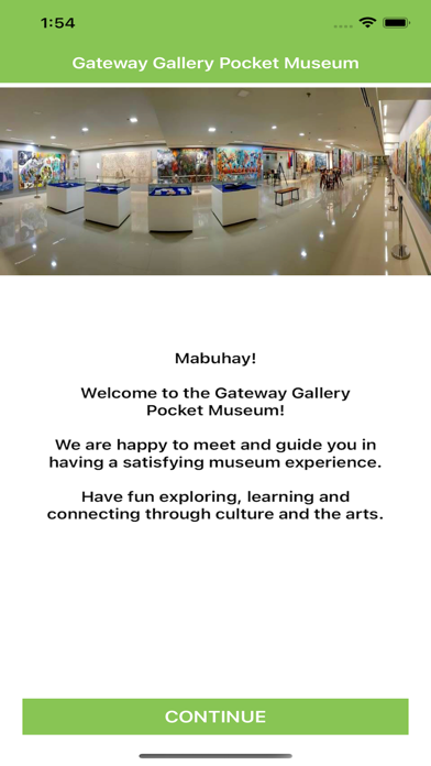 Gateway Gallery Pocket Museum Screenshot