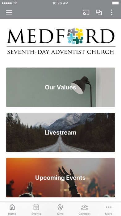 Medford Adventist Church Screenshot