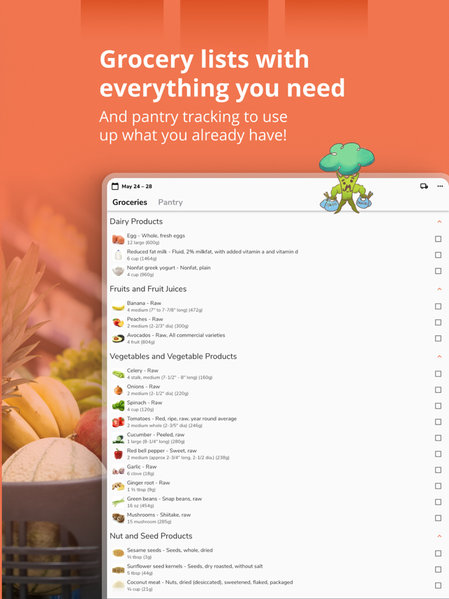 ‎Eat This Much - Meal Planner Screenshot