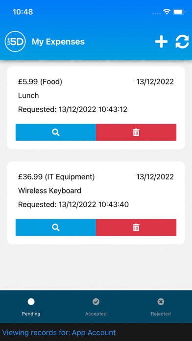 App screenshot
