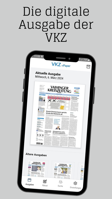 VKZ ePaper Screenshot