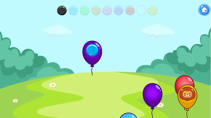 Pop Ballons Learning Game ABC
