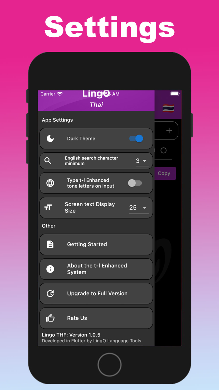 THF Thai Language Romanization