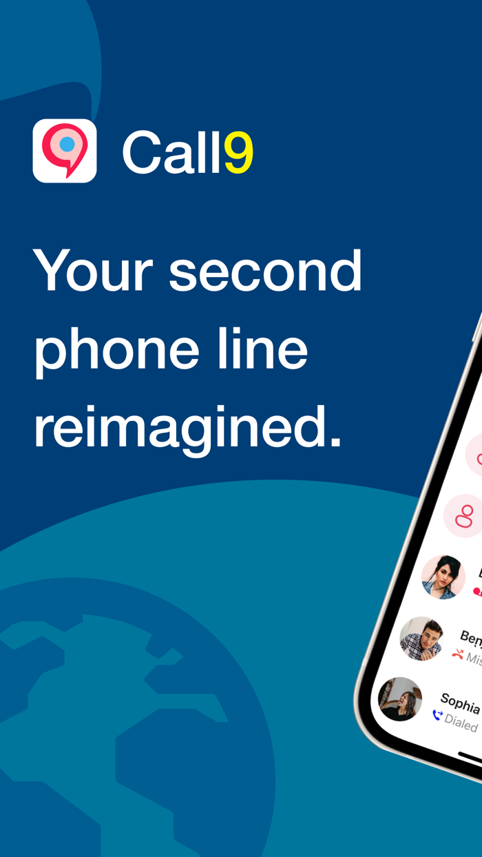 2nd Line Phone Number - Call9