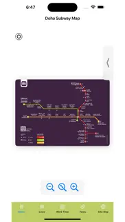 doha subway map iphone screenshot 2