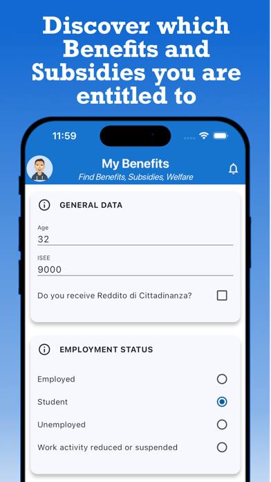 My Benefits Finder Screenshot