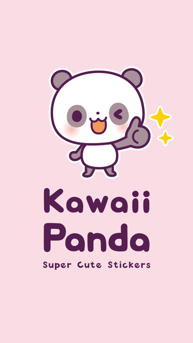 Screenshot #1 pour Kawaii Panda Stickers (Global)