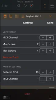 polybud polyrhythmic sequencer iphone capturas de pantalla 2