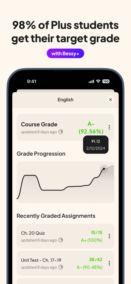 Bessy – Schoology Grades screenshot 4