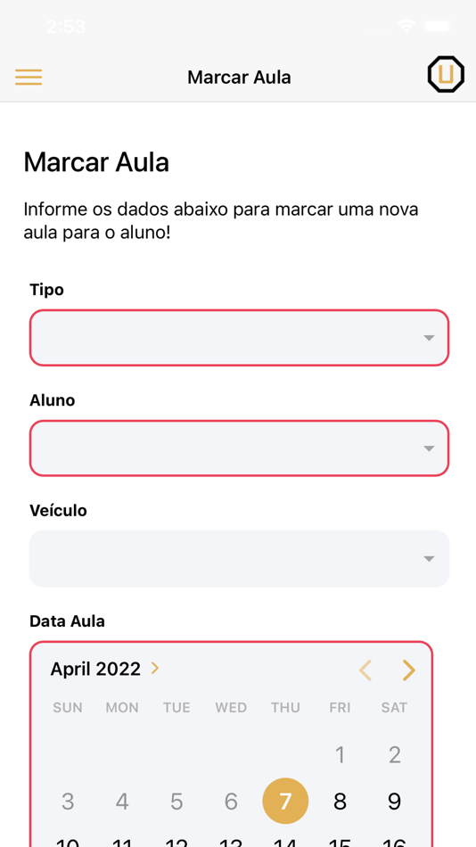 #6. UniApp - Autoescola Unitran (iOS) Podle: Agência Bike