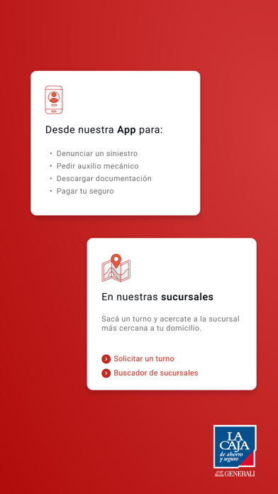 La Caja de Ahorro y Seguro Screenshot