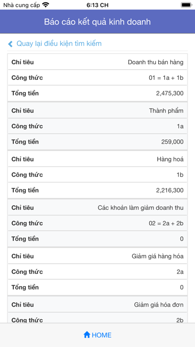 PhuongNamSoft Report Screenshot