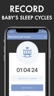baby sleep cycle tracker iphone screenshot 1