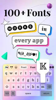 fonts - symbols keyboard iphone screenshot 1