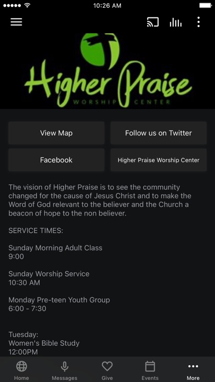 Higher Praise Worship Center