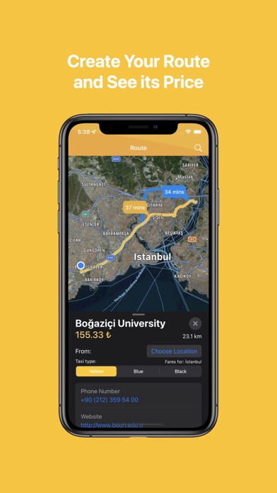 Taximeter Turkey Screenshot