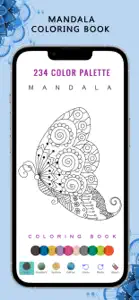 Mandala Coloring Pages Adult screenshot #1 for iPhone